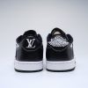 Air Jordan 1low LV og Black and white print
