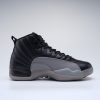 Air Jordan 12 Retro Black wolf grey white